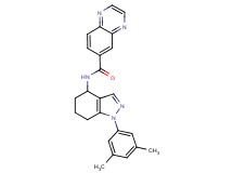 N-[1-(3,5-dimethylphenyl)-4,5,6,7-tetrahydro-1H-indazol-4-yl]-6-quinoxalinecarboxamide