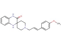 1-[(2E)-3-(4-methoxyphenyl)-2-propen-1-yl]-1',4'-dihydro-3'H-spiro[piperidine-4,2'-quinoxalin]-3'-one