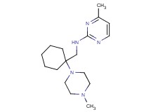 4-methyl-N-{[1-(4-methylpiperazin-1-yl)cyclohexyl]methyl}pyrimidin-2-amine