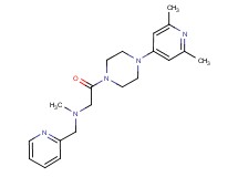 2-[4-(2,6-dimethyl-4-pyridinyl)-1-piperazinyl]-N-methyl-2-oxo-N-(2-pyridinylmethyl)ethanamine
