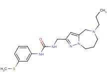 N-[3-(methylthio)phenyl]-N'-[(5-propyl-5,6,7,8-tetrahydro-4H-pyrazolo[1,5-a][1,4]diazepin-2-yl)methyl]urea