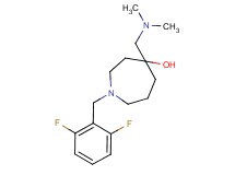 1-(2,6-difluorobenzyl)-4-[(dimethylamino)methyl]-4-azepanol