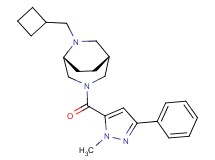 (1R*,5R*)-6-(cyclobutylmethyl)-3-[(1-methyl-3-phenyl-1H-pyrazol-5-yl)carbonyl]-3,6-diazabicyclo[3.2.2]nonane