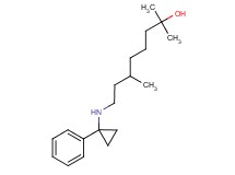 2,6-dimethyl-8-[(1-phenylcyclopropyl)amino]-2-octanol