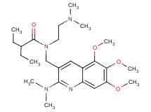 N-[2-(dimethylamino)ethyl]-N-{[2-(dimethylamino)-5,6,7-trimethoxy-3-quinolinyl]methyl}-2-ethylbutanamide
