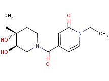 1-ethyl-4-{[(3R*,4R*)-4-ethyl-3,4-dihydroxypiperidin-1-yl]carbonyl}pyridin-2(1H)-one