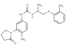 N-[1-methyl-2-(2-methylphenoxy)ethyl]-N'-[4-methyl-3-(2-oxopyrrolidin-1-yl)phenyl]urea