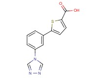 5-[3-(4H-1,2,4-triazol-4-yl)phenyl]thiophene-2-carboxylic acid