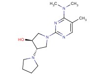 (3'S*,4'S*)-1'-[4-(dimethylamino)-5-methylpyrimidin-2-yl]-1,3'-bipyrrolidin-4'-ol