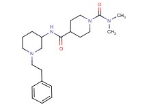 N~1~,N~1~-dimethyl-N~4~-[1-(2-phenylethyl)-3-piperidinyl]-1,4-piperidinedicarboxamide