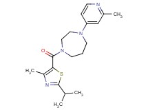 1-[(2-isopropyl-4-methyl-1,3-thiazol-5-yl)carbonyl]-4-(2-methyl-4-pyridinyl)-1,4-diazepane