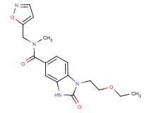 1-(2-ethoxyethyl)-N-(isoxazol-5-ylmethyl)-N-methyl-2-oxo-2,3-dihydro-1H-benzimidazole-5-carboxamide