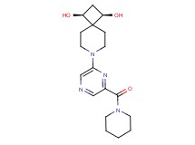 (1R*,3S*)-7-[6-(1-piperidinylcarbonyl)-2-pyrazinyl]-7-azaspiro[3.5]nonane-1,3-diol