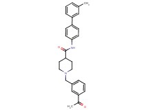 1-(3-acetylbenzyl)-N-(3'-methyl-4-biphenylyl)-4-piperidinecarboxamide