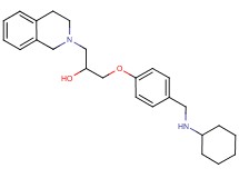 1-{4-[(cyclohexylamino)methyl]phenoxy}-3-(3,4-dihydro-2(1H)-isoquinolinyl)-2-propanol