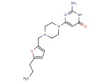 2-amino-6-{4-[(5-propyl-2-furyl)methyl]piperazin-1-yl}pyrimidin-4(3H)-one
