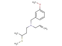N-(3-methoxybenzyl)-N-[3-(methylthio)butyl]prop-2-en-1-amine