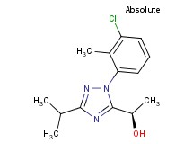 (1R)-1-[1-(3-chloro-2-methylphenyl)-3-isopropyl-1H-1,2,4-triazol-5-yl]ethanol