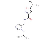 N-[(1-isobutyl-1H-imidazol-5-yl)methyl]-5-isopropylisoxazole-3-carboxamide