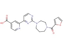 2-{2-[4-(2-furoyl)-1,4-diazepan-1-yl]pyrimidin-4-yl}isonicotinic acid