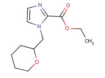 ethyl 1-(tetrahydro-2H-pyran-2-ylmethyl)-1H-imidazole-2-carboxylate