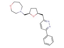 4-({(2R,5S)-5-[(6-phenylpyridazin-3-yl)methyl]tetrahydrofuran-2-yl}methyl)-1,4-oxazepane