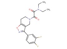 2-[3-(3,4-difluorophenyl)-6,7-dihydroisoxazolo[4,5-c]pyridin-5(4H)-yl]-N,N-diethyl-2-oxoacetamide