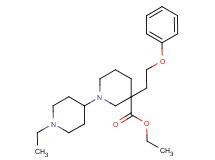 ethyl 1'-ethyl-3-(2-phenoxyethyl)-1,4'-bipiperidine-3-carboxylate