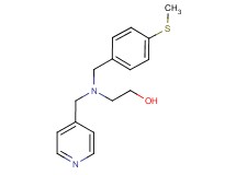 2-[[4-(methylthio)benzyl](pyridin-4-ylmethyl)amino]ethanol