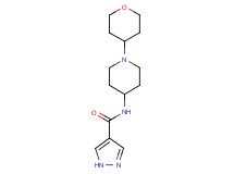 N-[1-(tetrahydro-2H-pyran-4-yl)piperidin-4-yl]-1H-pyrazole-4-carboxamide