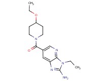 6-[(4-ethoxypiperidin-1-yl)carbonyl]-3-ethyl-3H-imidazo[4,5-b]pyridin-2-amine