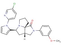 (3aS*,5S*,9aS*)-5-[1-(5-chloro-2-pyridinyl)-1H-pyrrol-2-yl]-2-(3-methoxyphenyl)hexahydro-7H-pyrrolo[3,4-g]pyrrolizin-1(2H)-one
