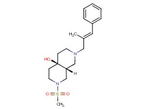 (4aR*,8aR*)-2-[(2E)-2-methyl-3-phenylprop-2-en-1-yl]-7-(methylsulfonyl)octahydro-2,7-naphthyridin-4a(2H)-ol