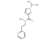 1-isopropyl-N-methyl-N-(2-pyridin-2-ylethyl)-1H-pyrazole-3-carboxamide