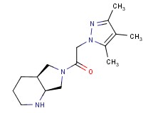 rel-(4aS,7aS)-6-[(3,4,5-trimethyl-1H-pyrazol-1-yl)acetyl]octahydro-1H-pyrrolo[3,4-b]pyridine hydrochloride