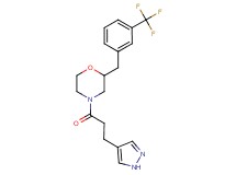 4-[3-(1H-pyrazol-4-yl)propanoyl]-2-[3-(trifluoromethyl)benzyl]morpholine