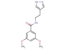 3,5-dimethoxy-N-[2-(1H-pyrazol-4-yl)ethyl]benzamide
