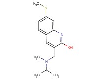 3-{[isopropyl(methyl)amino]methyl}-7-(methylthio)-2-quinolinol