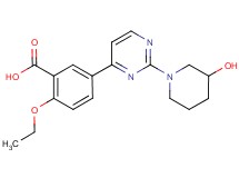 2-ethoxy-5-[2-(3-hydroxypiperidin-1-yl)pyrimidin-4-yl]benzoic acid