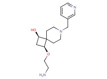 rel-(1R,3S)-3-(2-aminoethoxy)-7-(3-pyridinylmethyl)-7-azaspiro[3.5]nonan-1-ol dihydrochloride