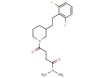 4-{3-[2-(2,6-difluorophenyl)ethyl]-1-piperidinyl}-N,N-dimethyl-4-oxobutanamide