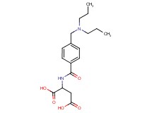 2-({4-[(dipropylamino)methyl]benzoyl}amino)succinic acid