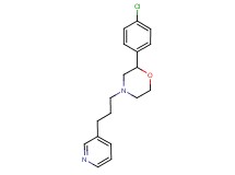 2-(4-chlorophenyl)-4-(3-pyridin-3-ylpropyl)morpholine