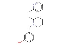 3-{[2-(2-pyridin-2-ylethyl)piperidin-1-yl]methyl}phenol
