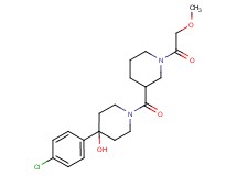 4-(4-chlorophenyl)-1-{[1-(methoxyacetyl)-3-piperidinyl]carbonyl}-4-piperidinol