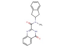 N-(2,3-dihydro-1H-inden-2-yl)-N-methyl-4-oxo-3,4-dihydroquinazoline-2-carboxamide