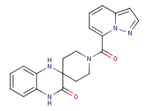 1-(pyrazolo[1,5-a]pyridin-7-ylcarbonyl)-1',4'-dihydro-3'H-spiro[piperidine-4,2'-quinoxalin]-3'-one