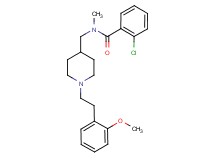 2-chloro-N-({1-[2-(2-methoxyphenyl)ethyl]-4-piperidinyl}methyl)-N-methylbenzamide