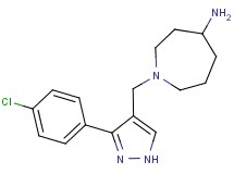 1-{[3-(4-chlorophenyl)-1H-pyrazol-4-yl]methyl}-4-azepanamine dihydrochloride