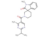1'-[(2-isopropyl-4-methylpyrimidin-5-yl)carbonyl]-1-methylspiro[indole-3,3'-piperidin]-2(1H)-one